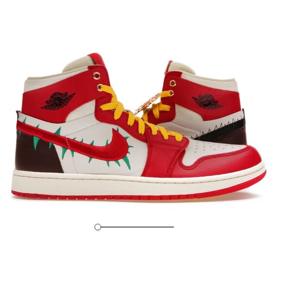 Nike Air Jordan 1 Zoom Comfort 2 x Teyana Taylor Gym Red FJ0604-601 6 US 36.5 EU - Picture 12 of 14